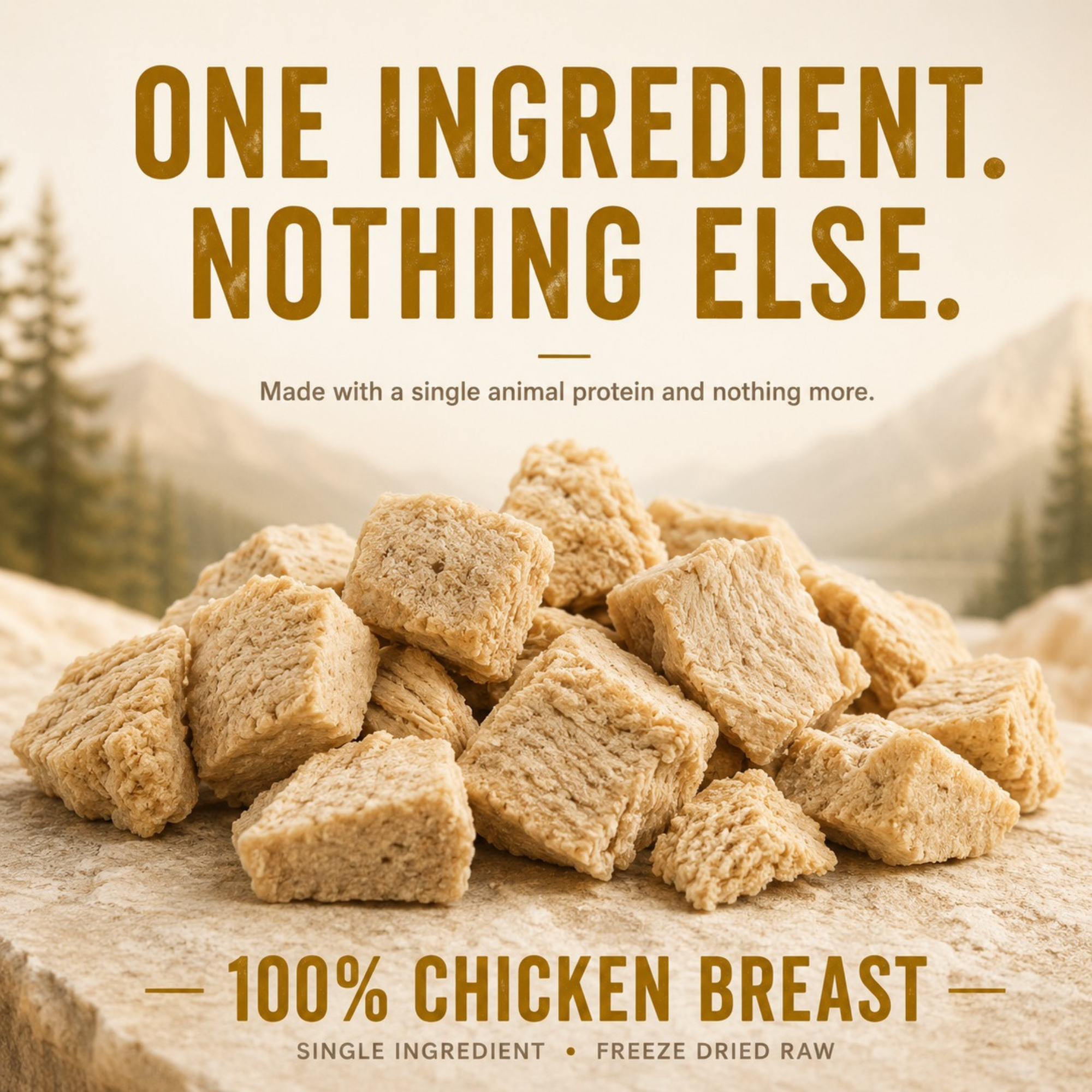 Freeze Dried Chicken Breast
