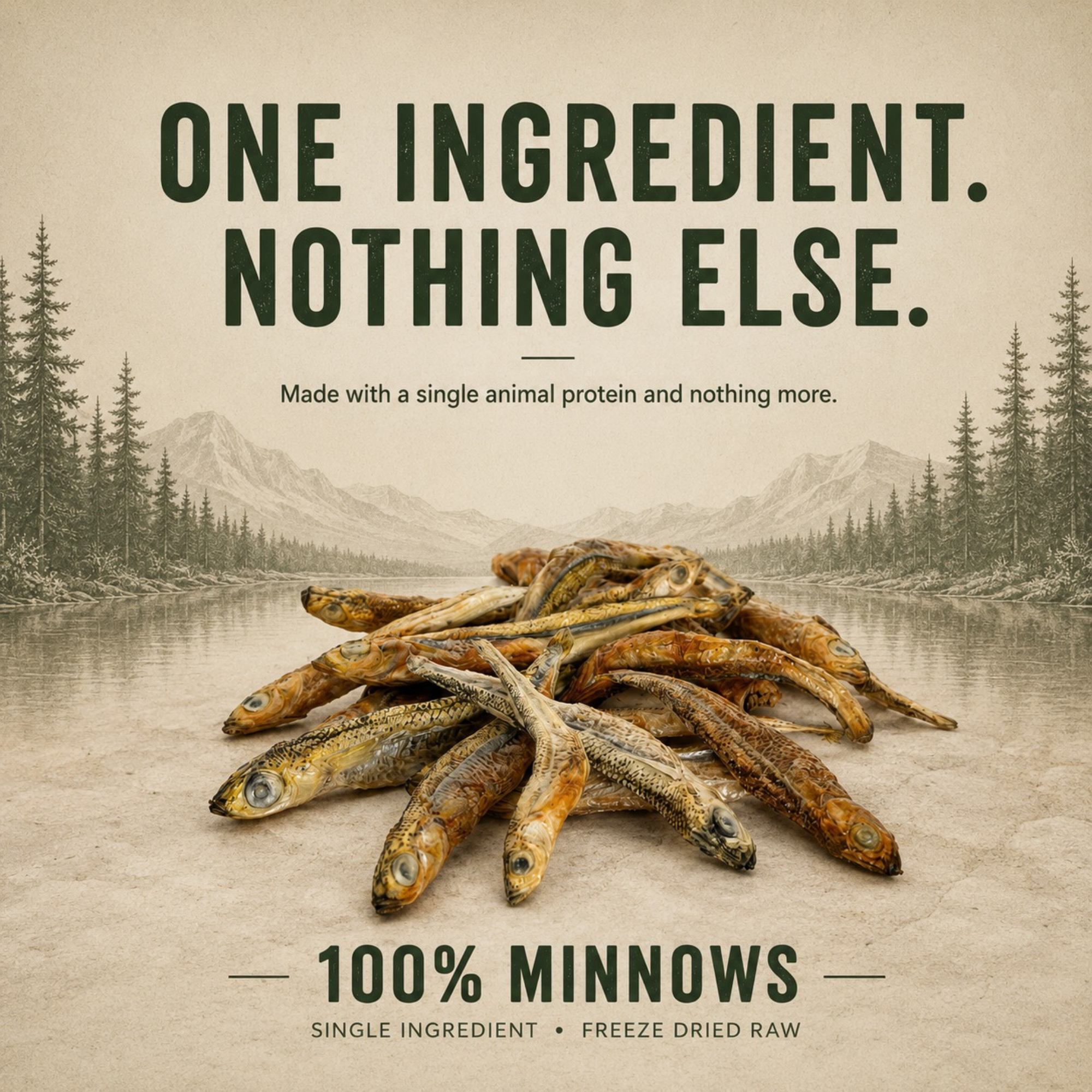 Freeze Dried Minnows